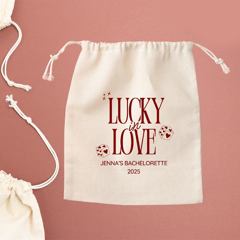 Wedding Day Supply Kit - 5pcs Personalised Custom Lucky in Love