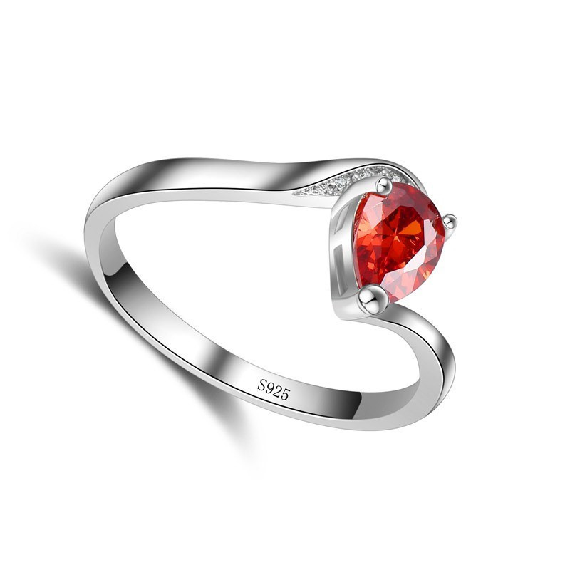Wedding Z - 925 Sterling Silver Ring Enthusiasm Fashion