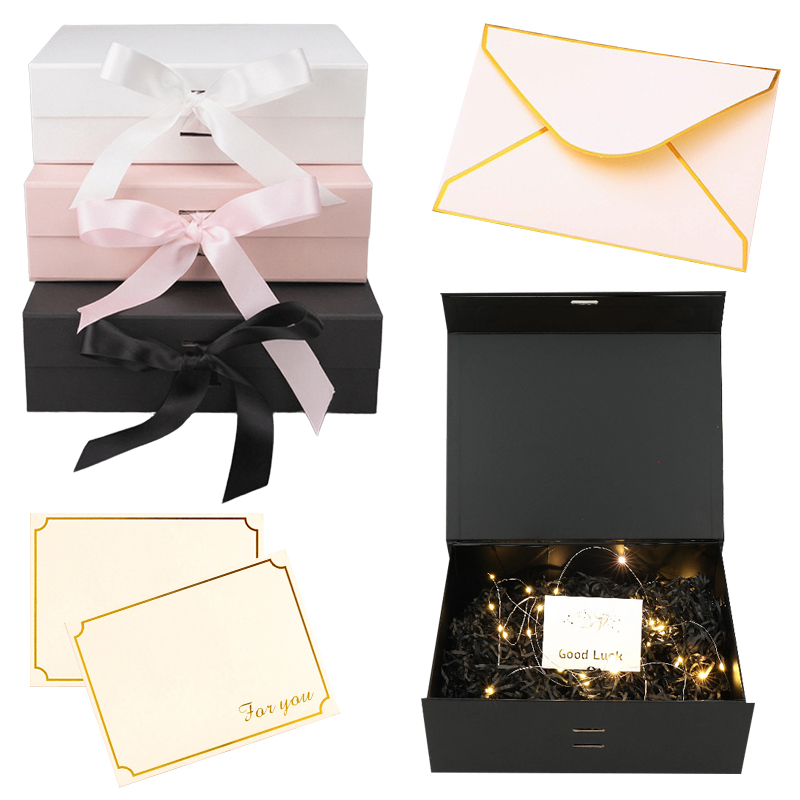 Wedding Card Box - 23cm Luxury Ribbon Gift Box Set