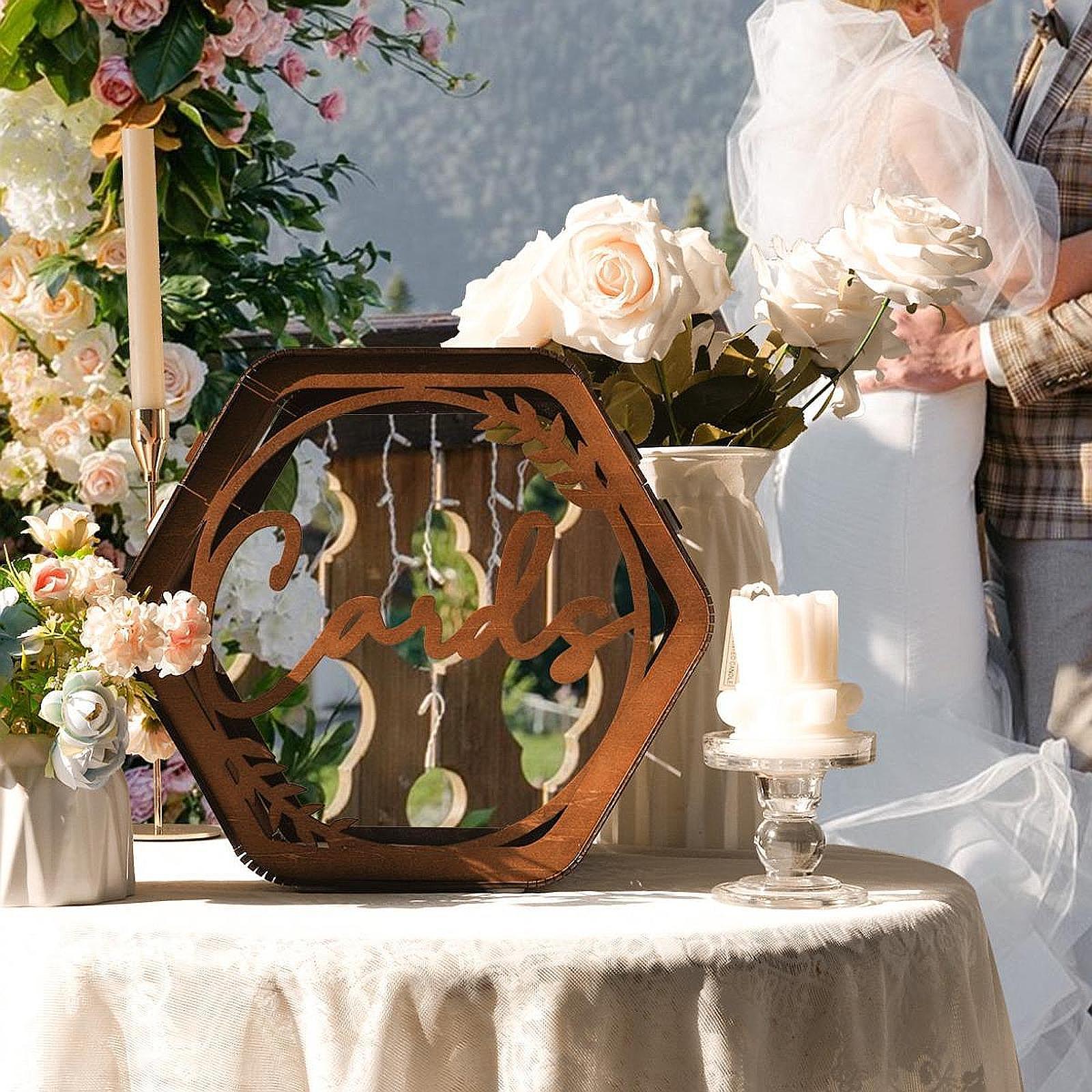 Wedding Card Box with Slot Dec - Wedding Card Box 评论和价格