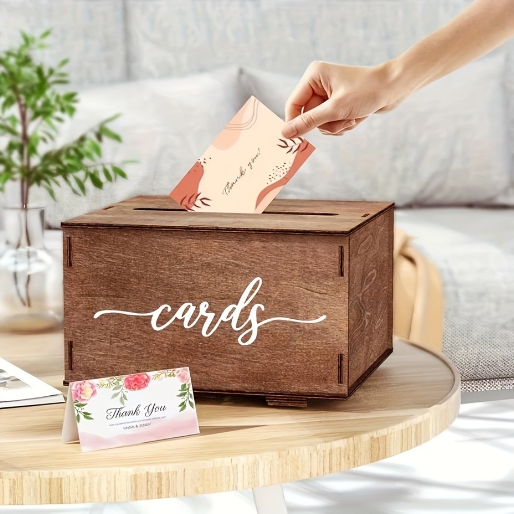 New Wooden Wedding Card Box De - Wedding Card Box 评论和价格