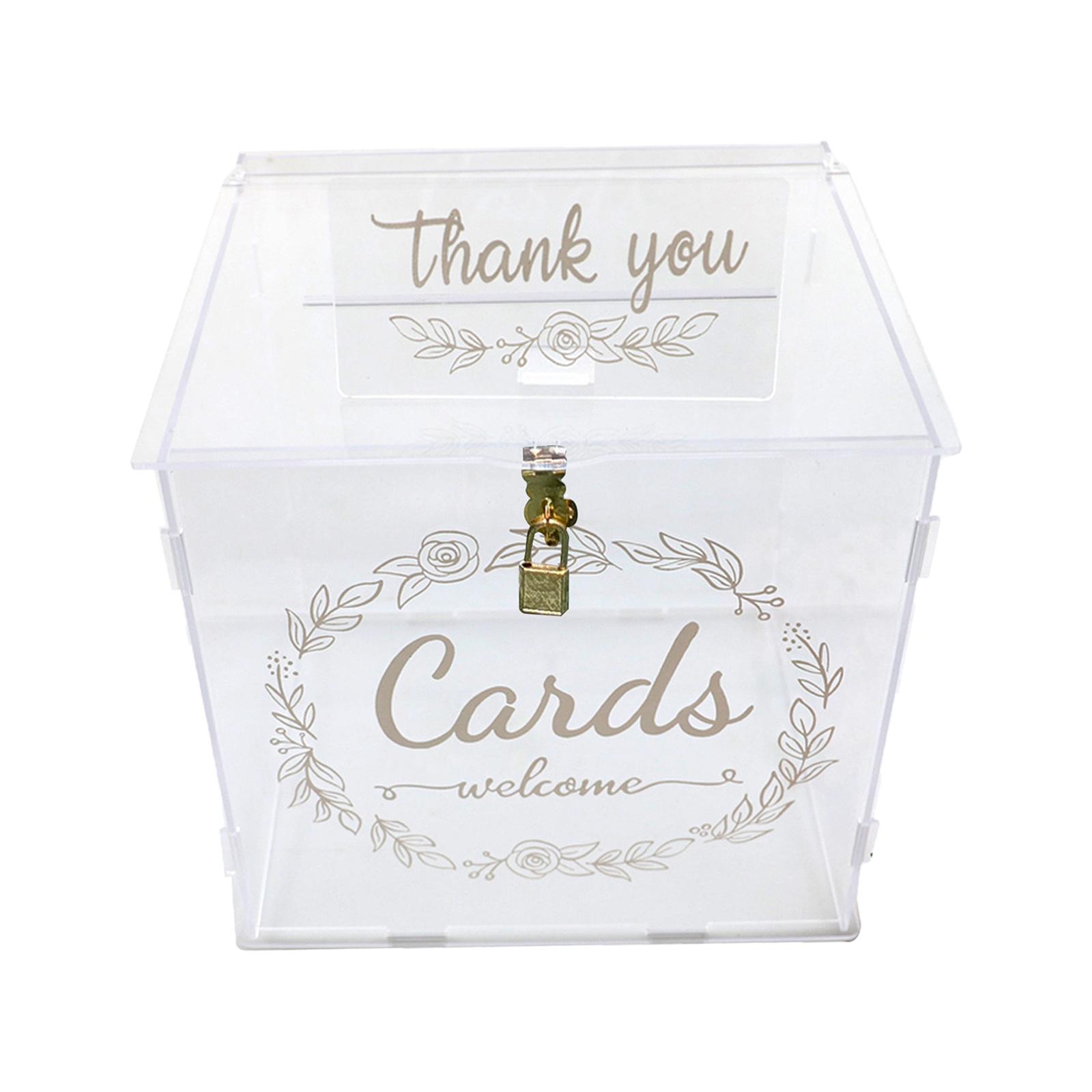 Wedding Cards Box 10.04x8.46x9 - Wedding Card Box 评论和价格