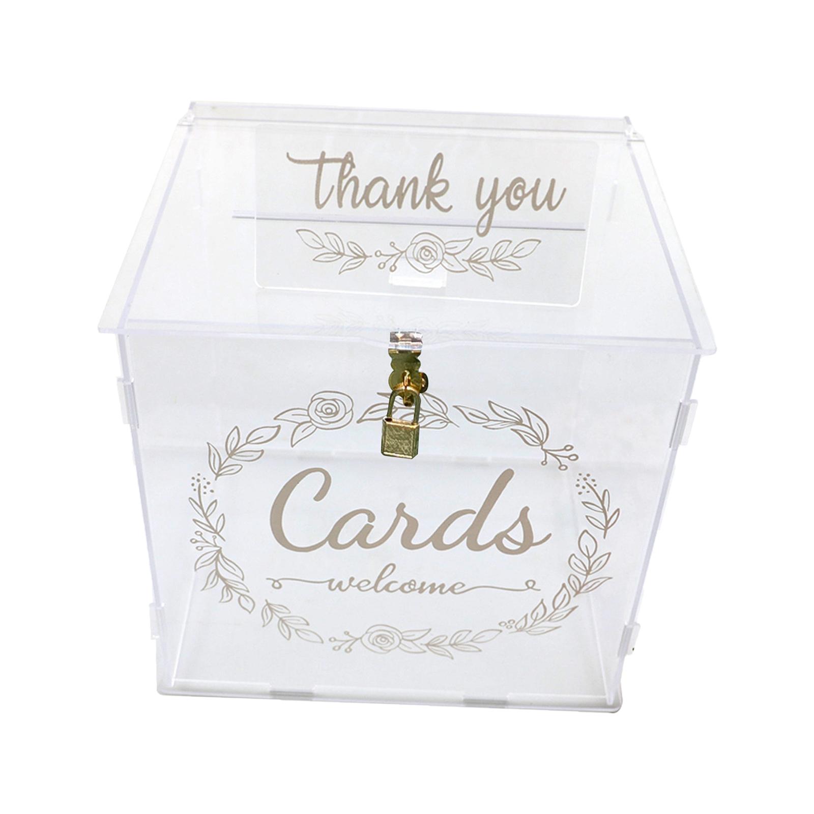 Wedding Cards Box 10.04x8.46x9 - Wedding Card Box 评论和价格