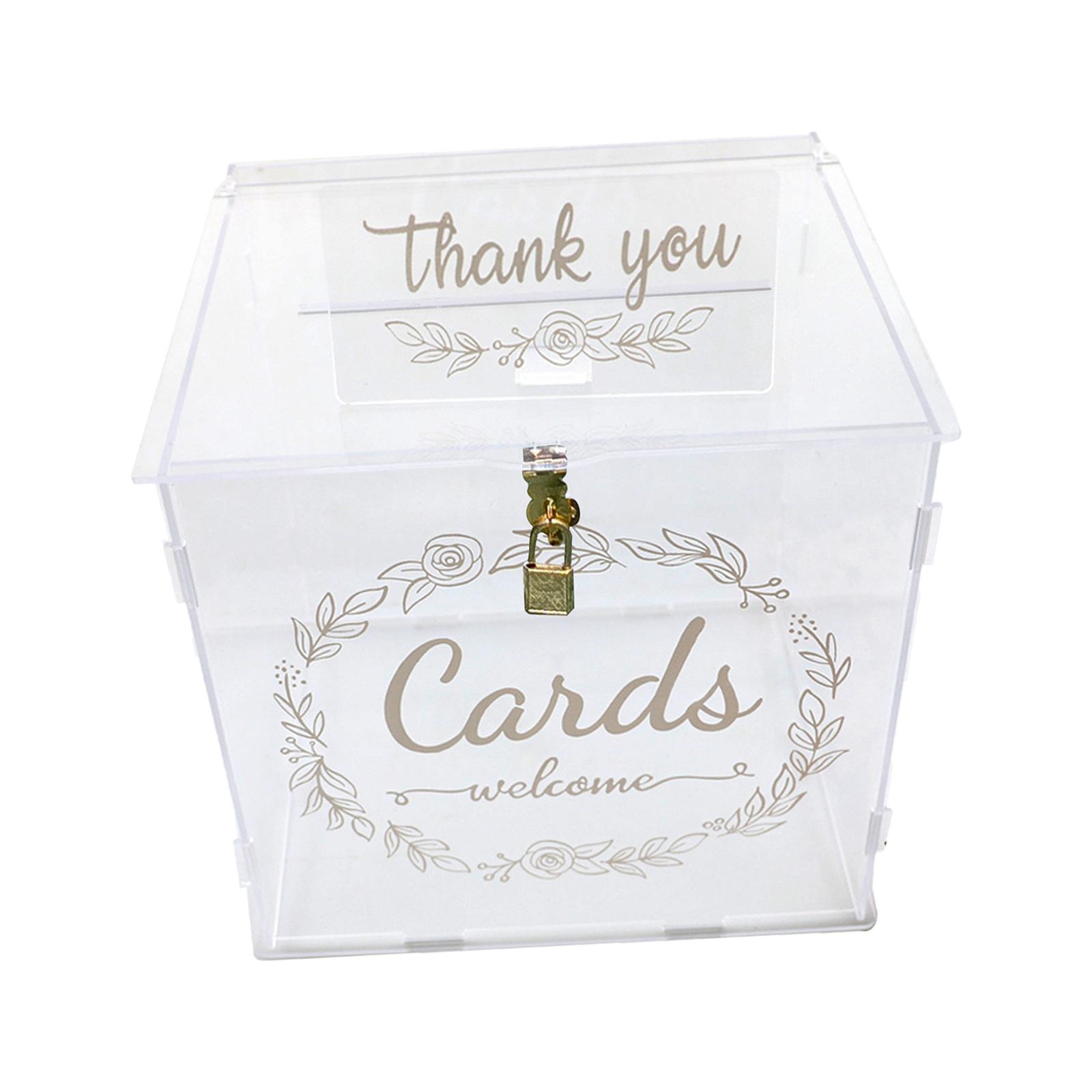 Wedding Cards Box 10.04x8.46x9 - Wedding Card Box 评论和价格