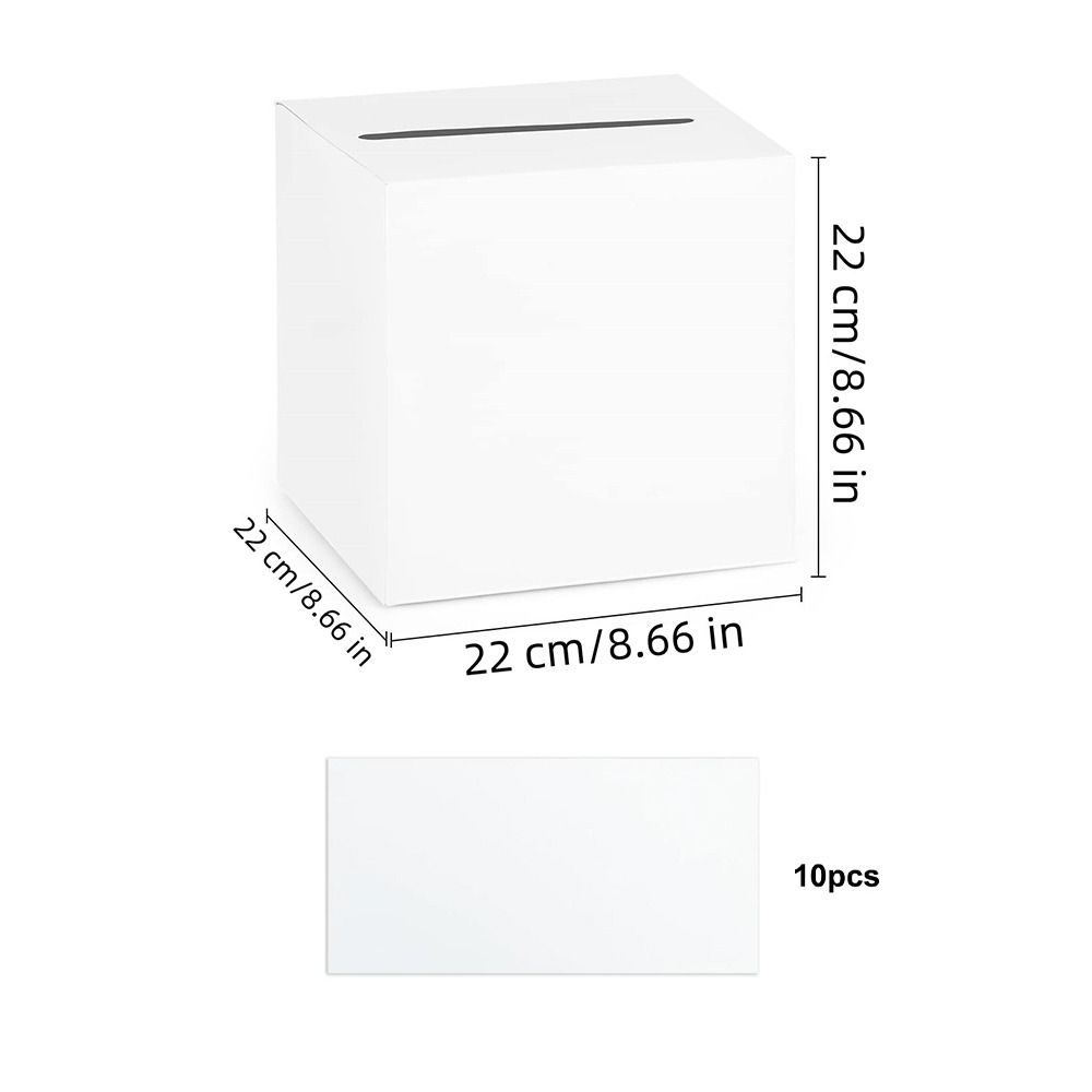 White Black Wedding Card Box C - Wedding Card Box 评论和价格