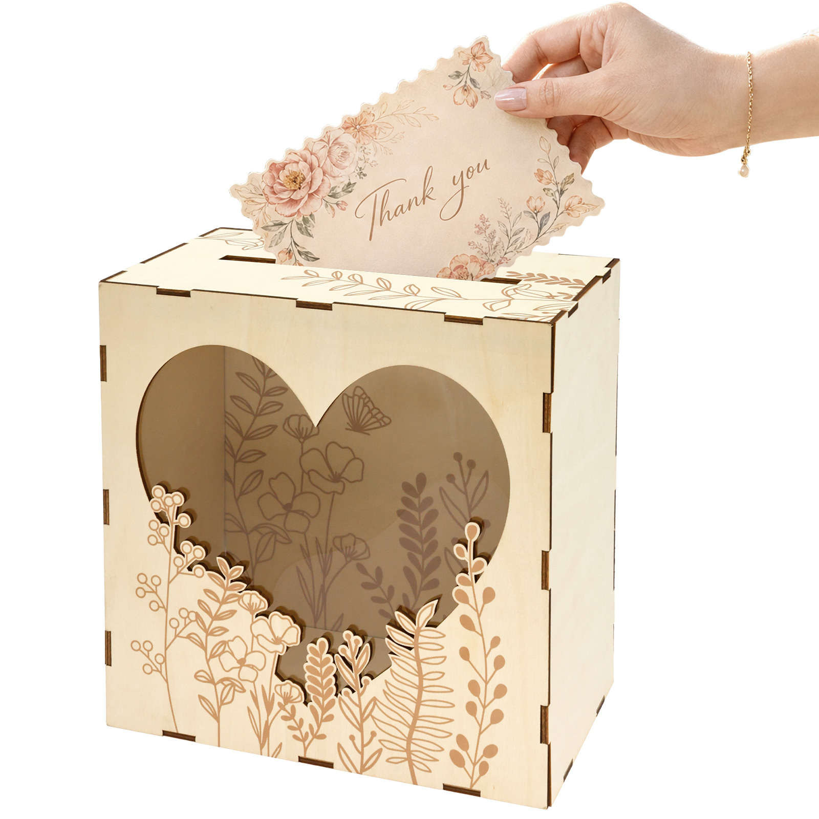 Wedding Card Box Wooden Weddin - Wedding Card Box 评论和价格