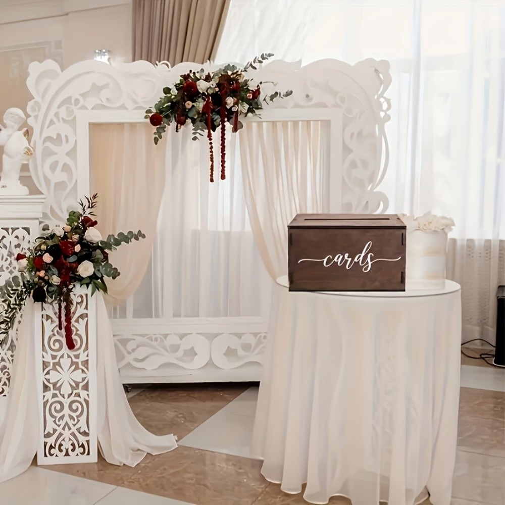 New Wooden Wedding Card Box De - Wedding Card Box 评论和价格
