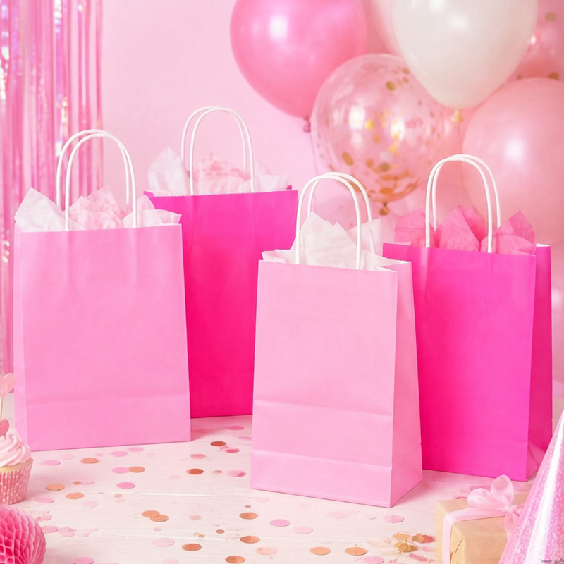 12PCS Kraft Paper Shopping Bag - Wedding Supply Shops 评论和价格
