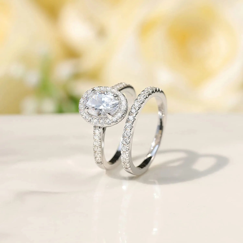 Trumium 1.5CT Silver 925 Real  - Wedding Z 评论和价格