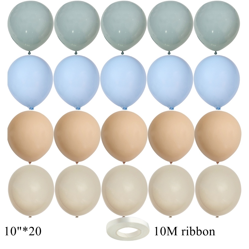 15/20PCS 10inch Retro Balloon  - Wedding Day Supply Kit 评论和价格