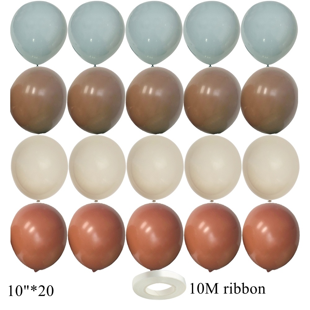15/20PCS 10inch Retro Balloon  - Wedding Day Supply Kit 评论和价格