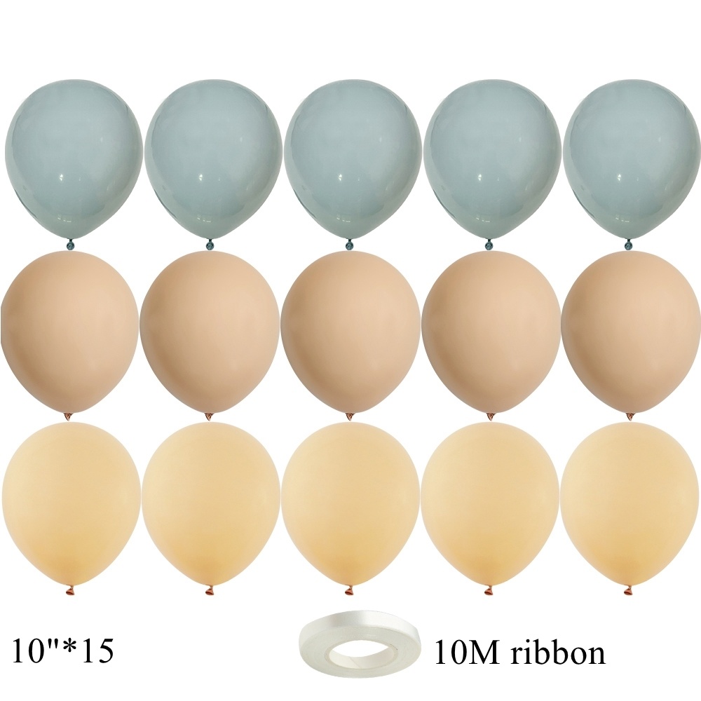 15/20PCS 10inch Retro Balloon  - Wedding Day Supply Kit 评论和价格