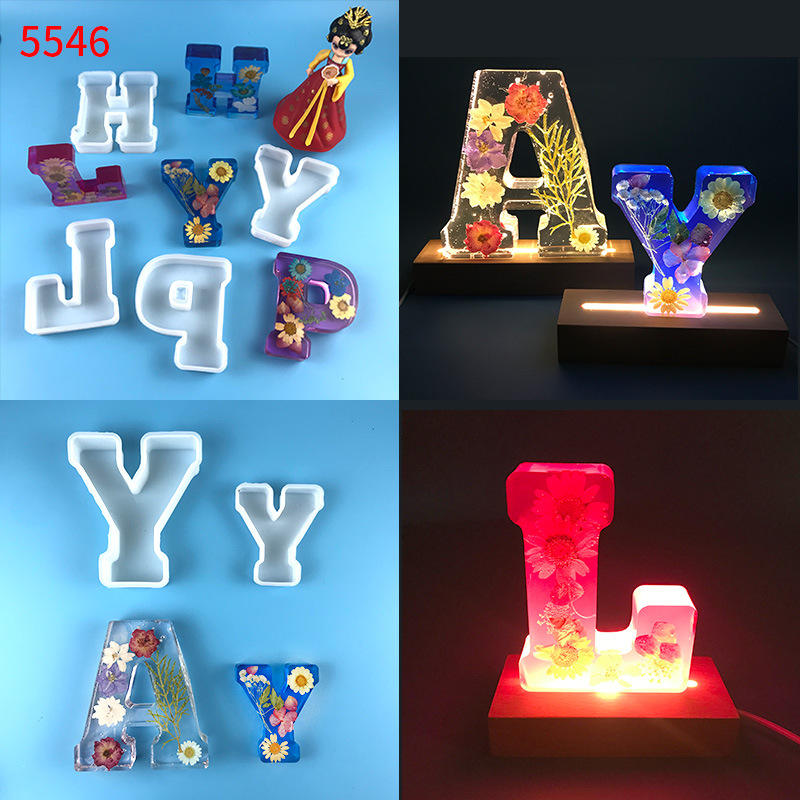 1pc A-Z Letter Silicone Molds  - Wedding Z 评论和价格