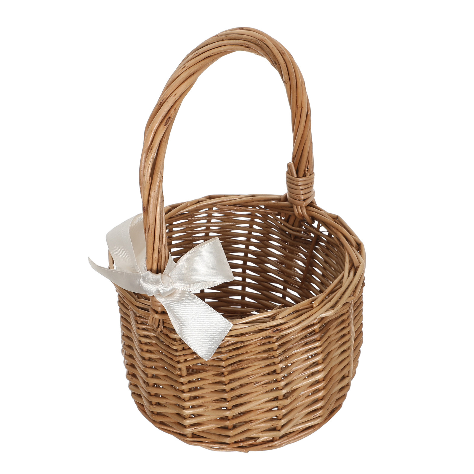 Handwoven Wicker Flower Basket - Wedding Hampers 评论和价格