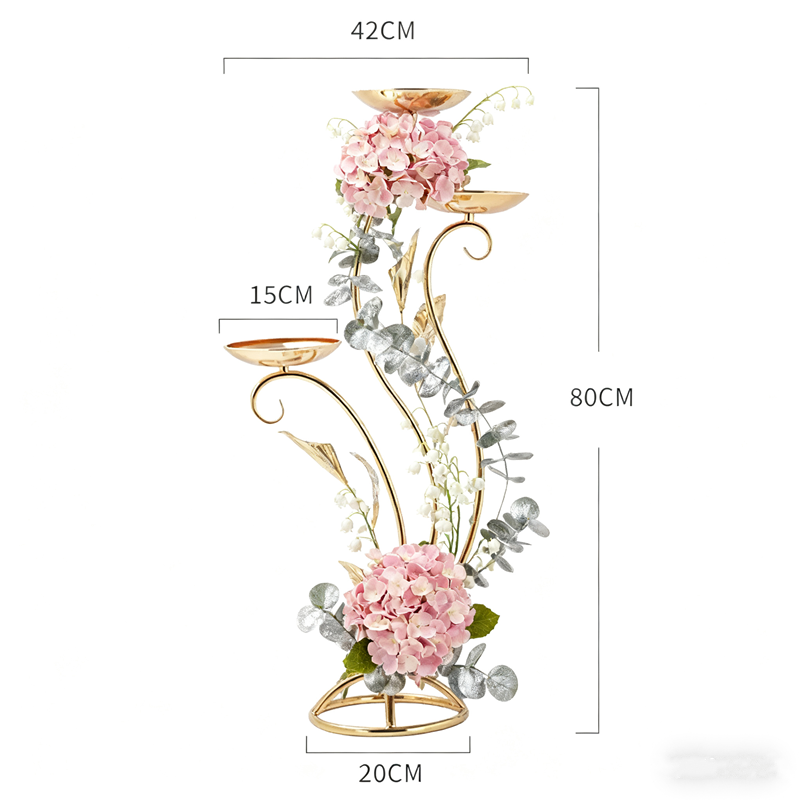 Gold Flower Stand for Wedding  - Wedding Decor Supply Store 评论和价格