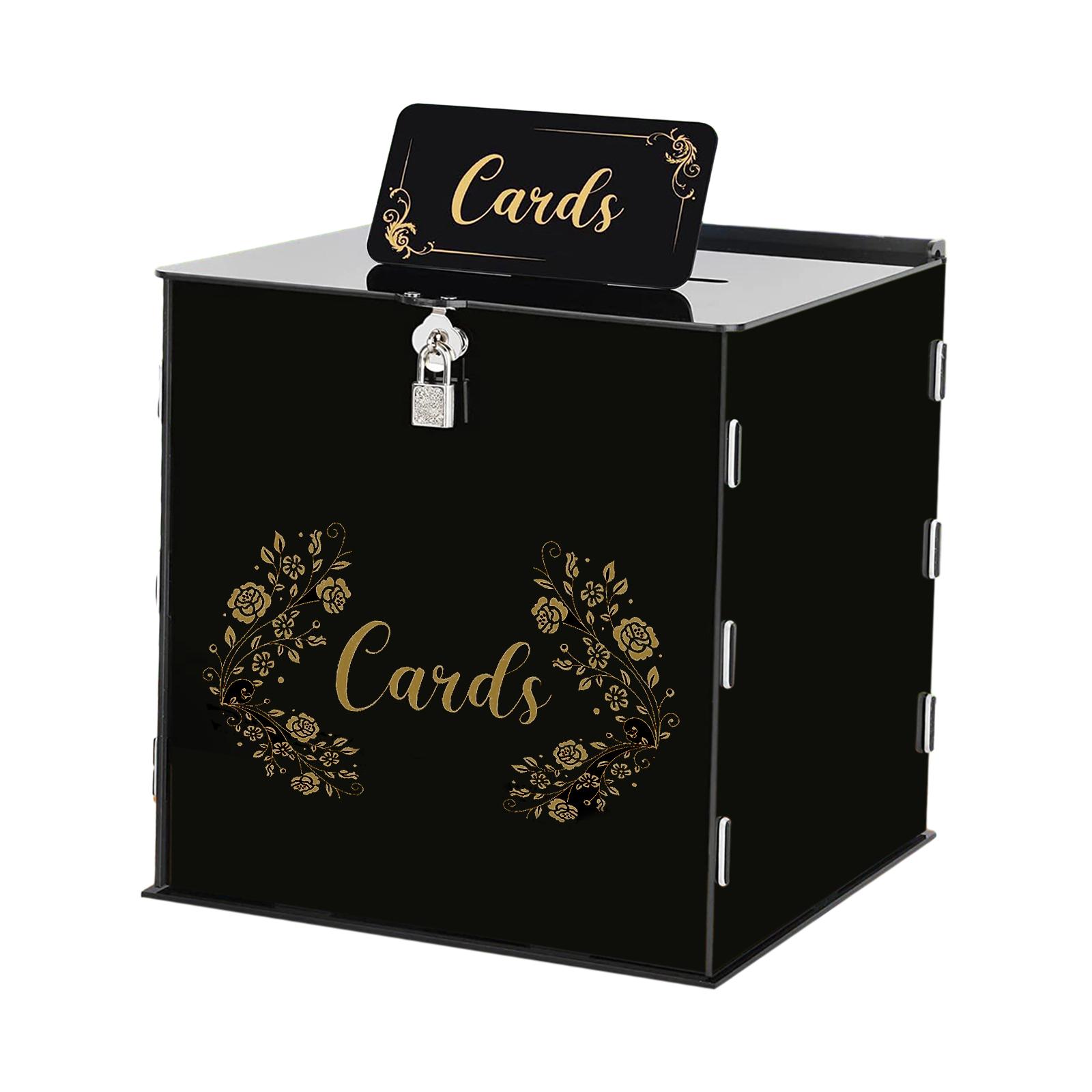Acrylic Wedding Cards Box Mone - Wedding Card Box 评论和价格