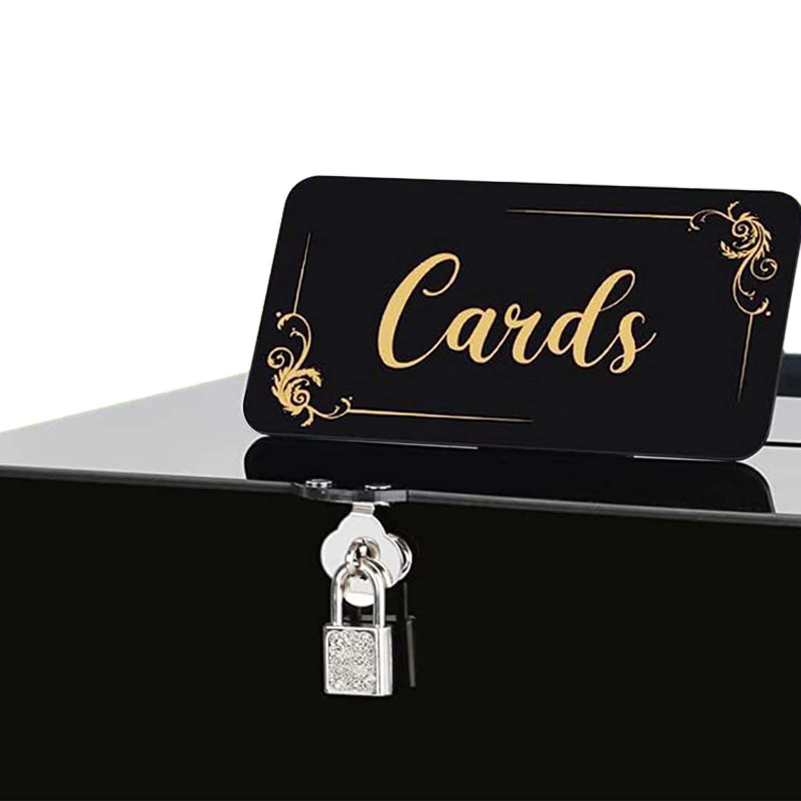Acrylic Wedding Cards Box Mone - Wedding Card Box 评论和价格