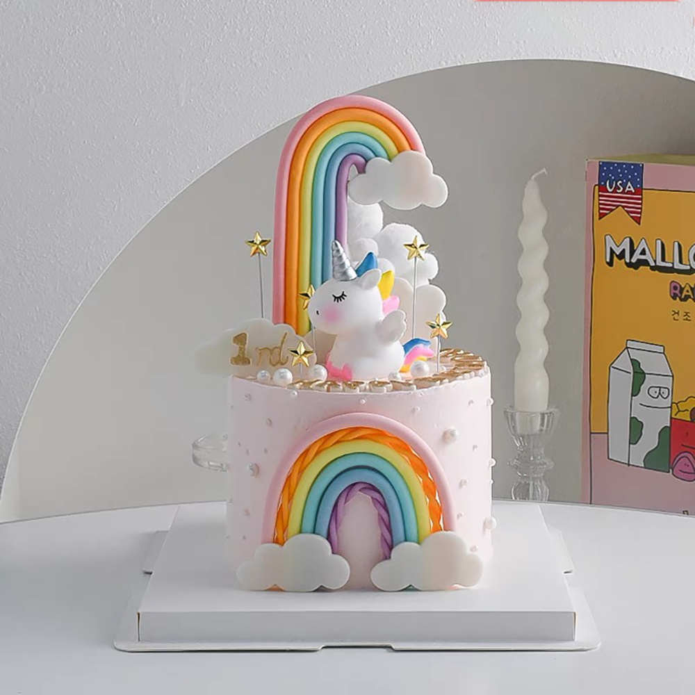 Colorful Unicorn Theme Rainbow - Wedding Day Supply Kit 评论和价格