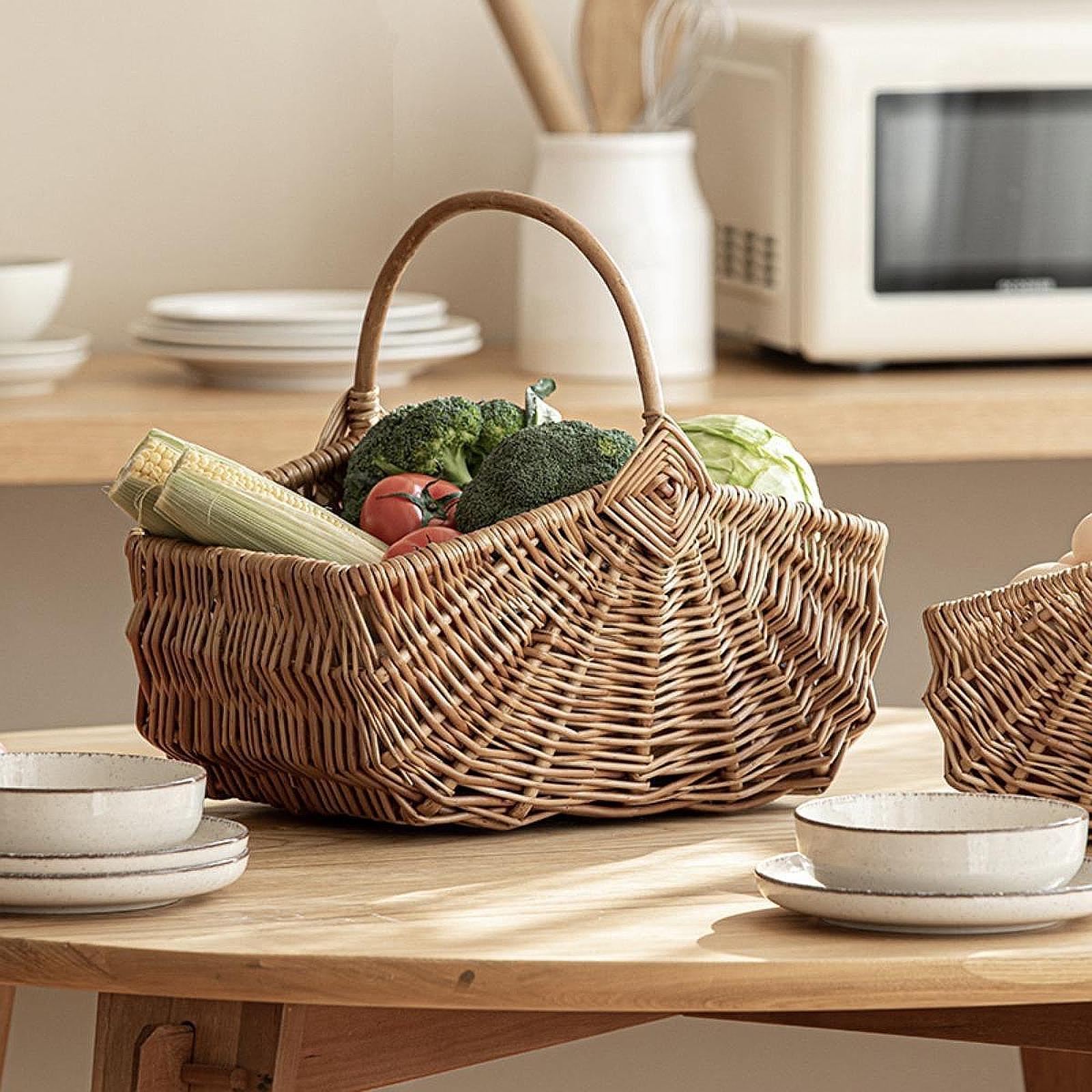 Large Handwoven Picnic Basket  - Wedding Hampers 评论和价格