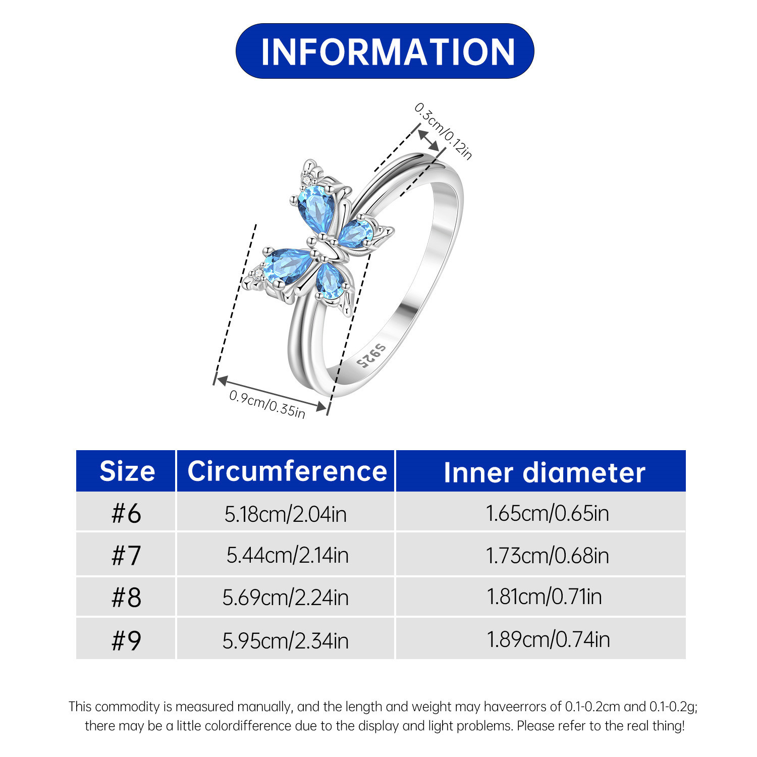 Elegant 925 Sterling Silver Bu - Wedding Z 评论和价格
