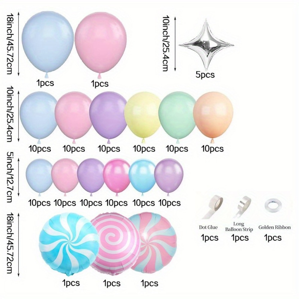 133PCS Donut Themed Balloon Wr - Wedding Day Supply Kit 评论和价格
