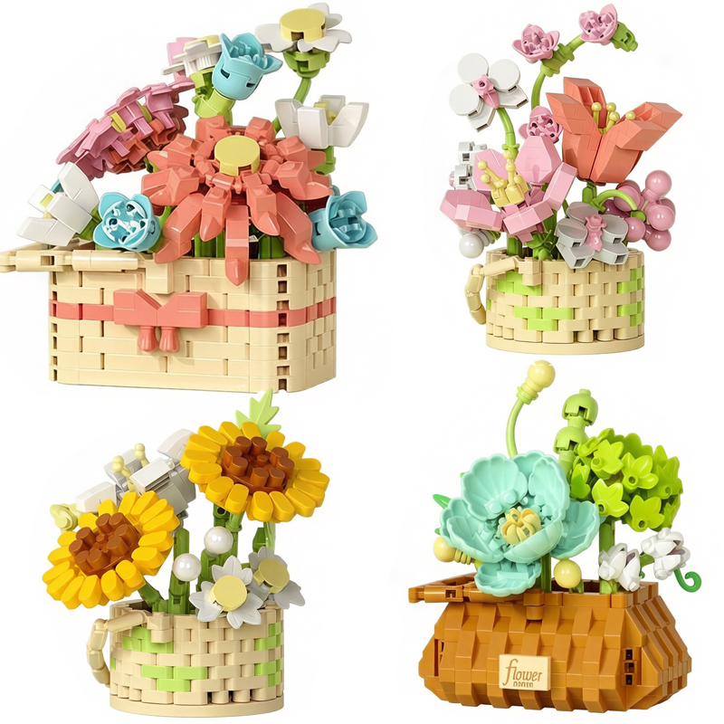 Flower Basket Set Building Blo - Wedding Hampers 评论和价格