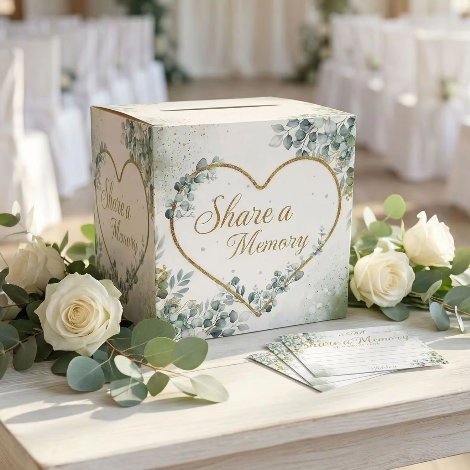 White Floral Wedding Card Box  - Wedding Card Box 评论和价格