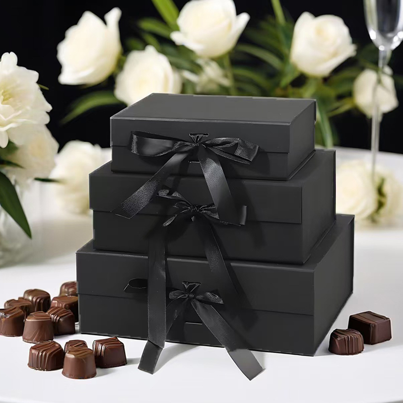 23cm Luxury Ribbon Gift Box Se - Wedding Card Box 评论和价格