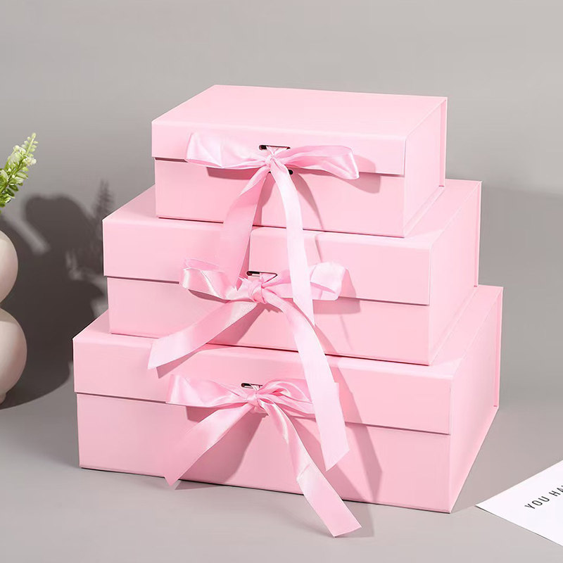 23cm Luxury Ribbon Gift Box Se - Wedding Card Box 评论和价格