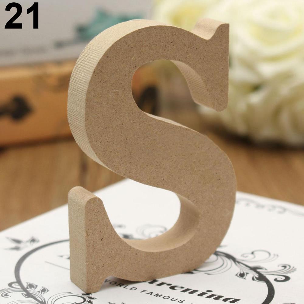 10cm Freestanding A-Z Wood Woo - Wedding Z 评论和价格