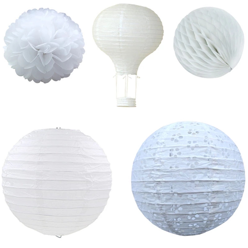 1pc White series Chinese paper - Wedding Event Supply 评论和价格