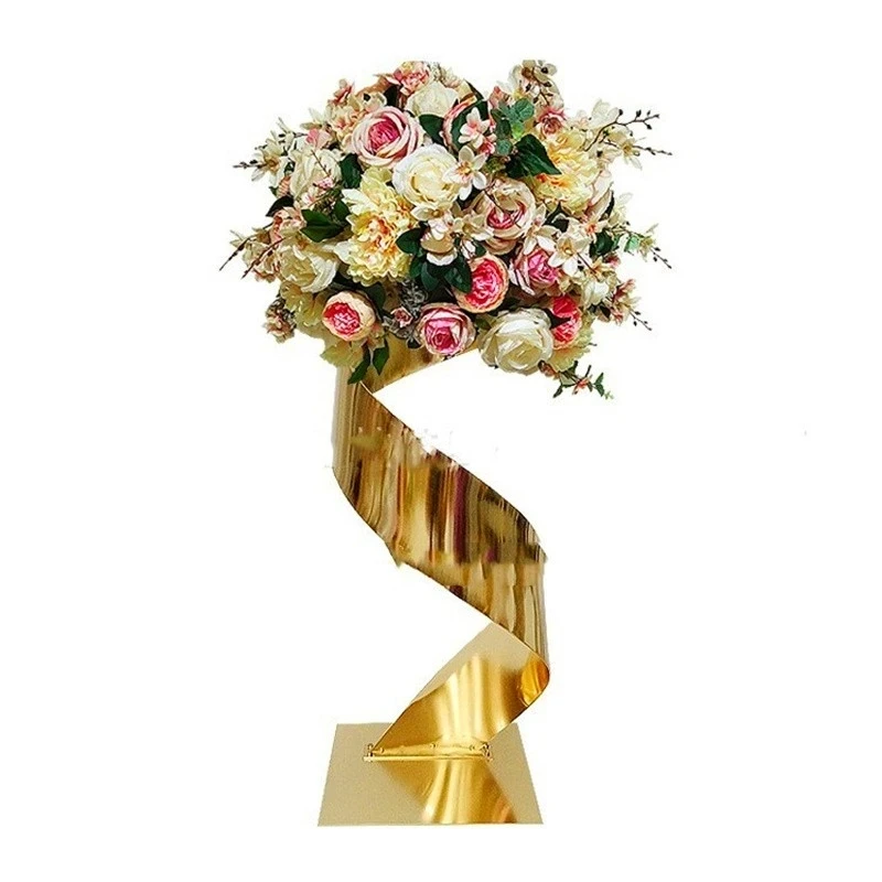 10 PCS Gold Flower Road Lead M - Wedding Decor Supply Store 评论和价格