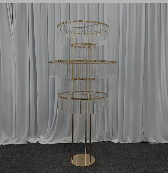 4 PCS Flower Rack Crystal Road - Wedding Decor Supply Store 评论和价格