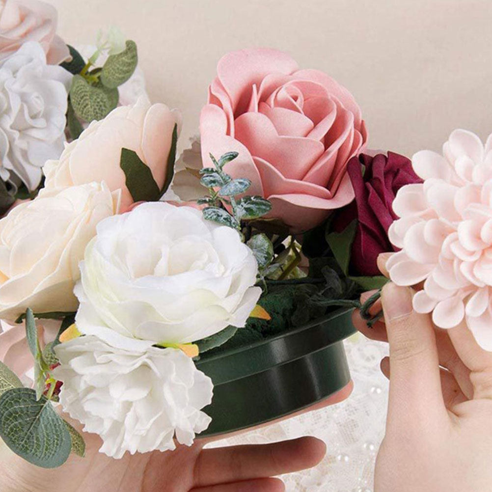 2Pcs Round Floral Mud Floral A - Wedding Water Supply 评论和价格
