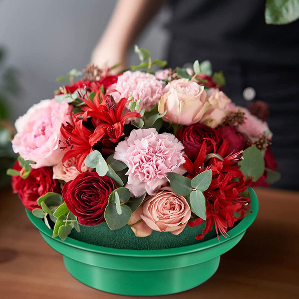 2Pcs Round Floral Mud Floral A - Wedding Water Supply 评论和价格